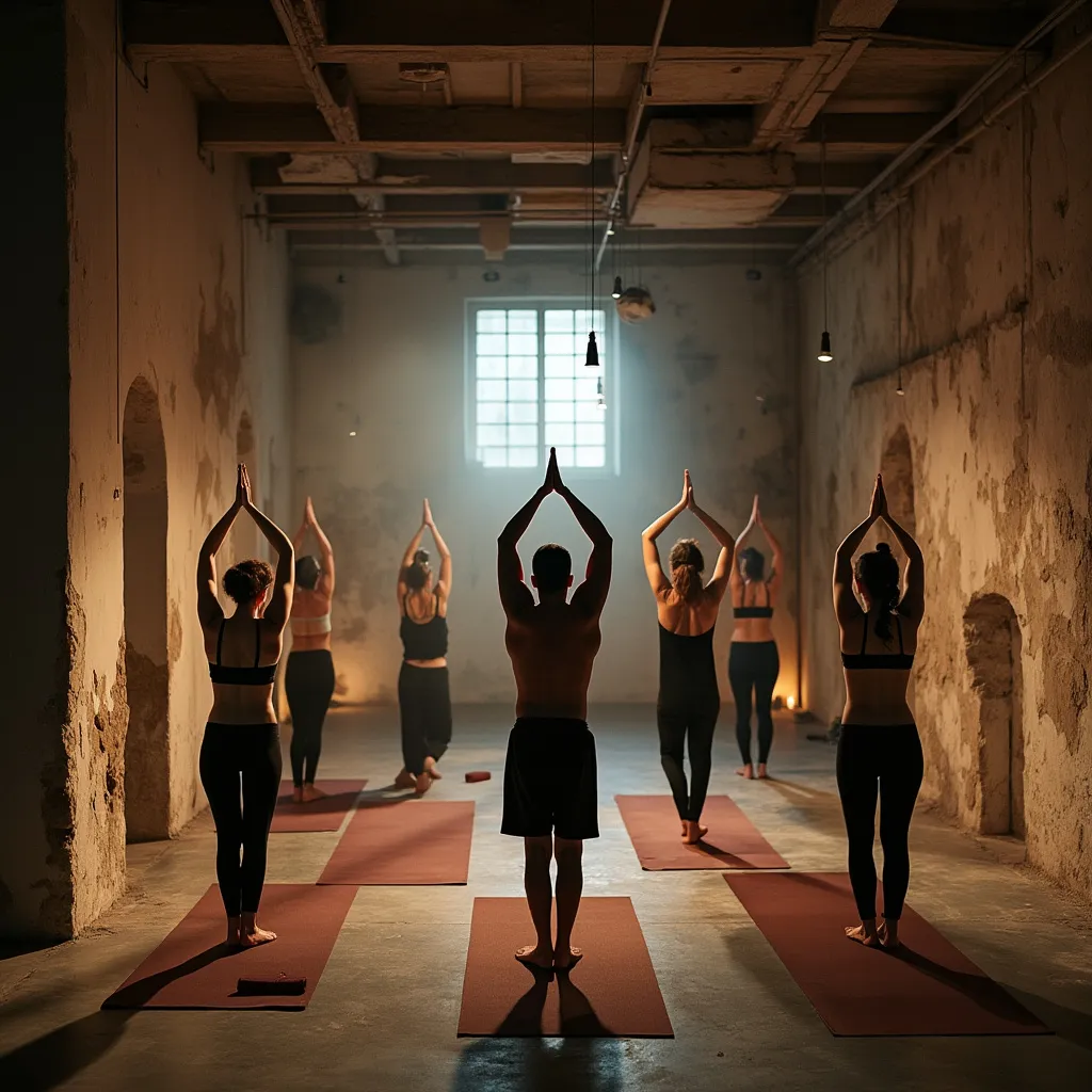 Ambiente estudio con iluminación artística y equipo